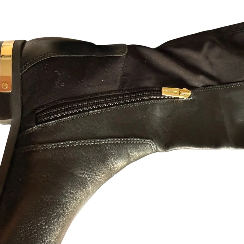 Vince Camuto Black Leather Boots – Size 6.5